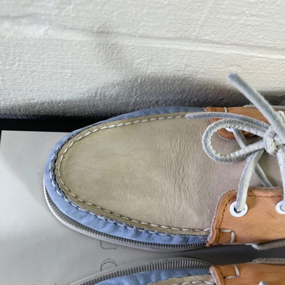 Sebago Docksides Portland Spinnaker Boat Shoe Multi Color Leather Men's 11 M